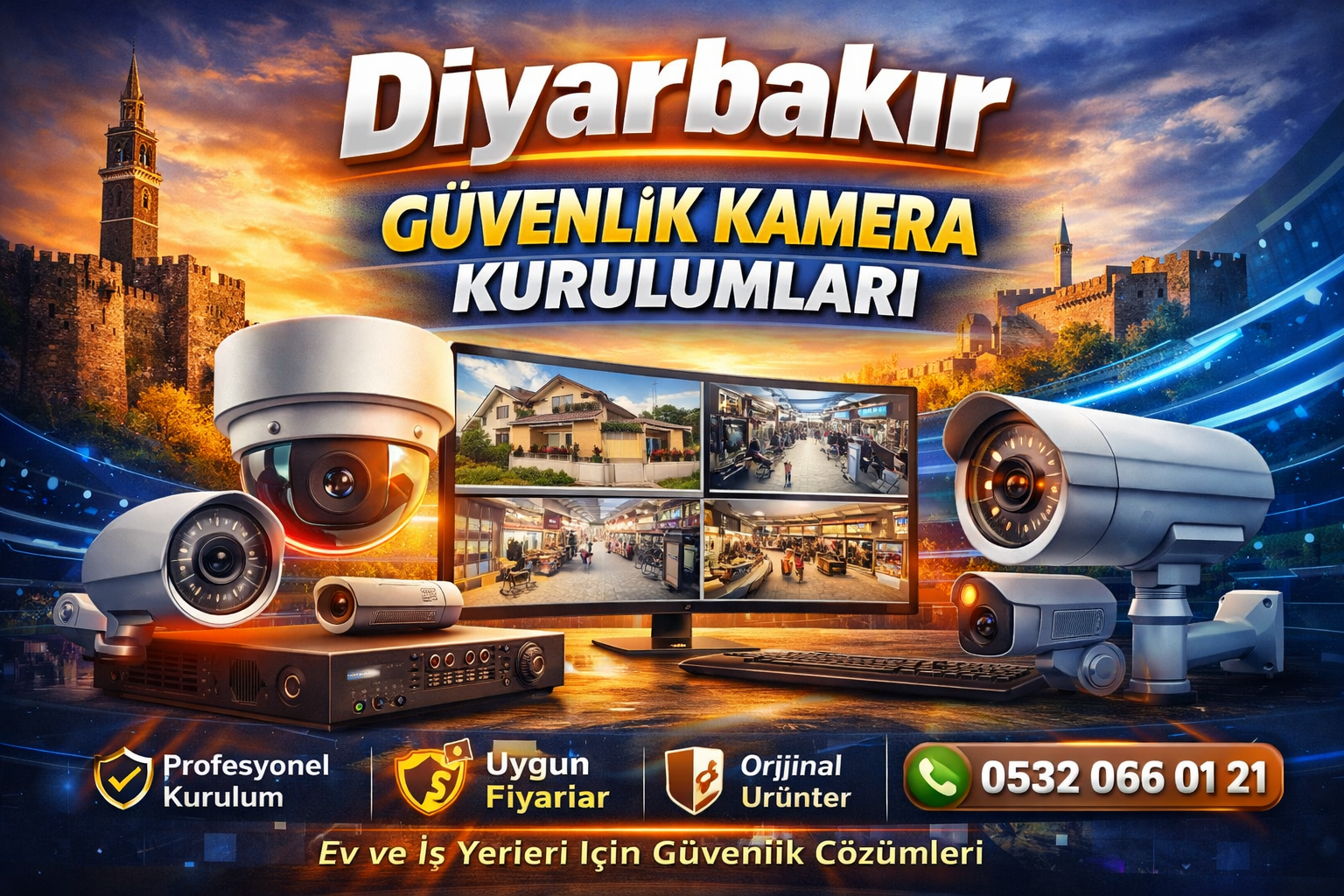 Diyarbakır Güvenlik Kamera Sistemleri Rehberi